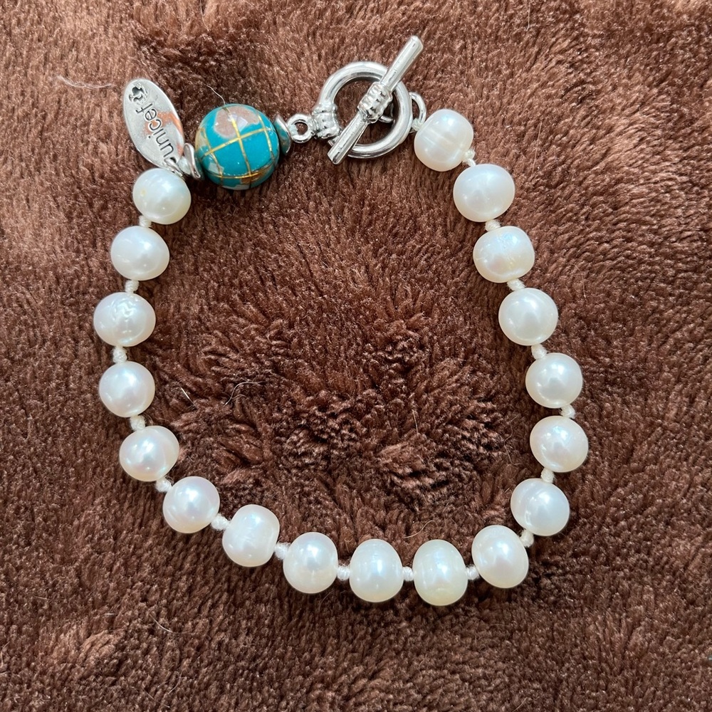 UNICEF Cultured Pearl Bracelet 8.5” 7-9mm